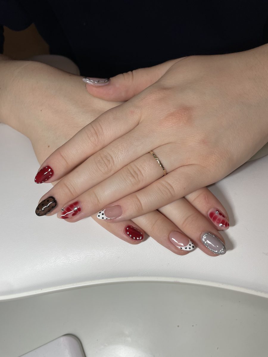 Red and chrome design